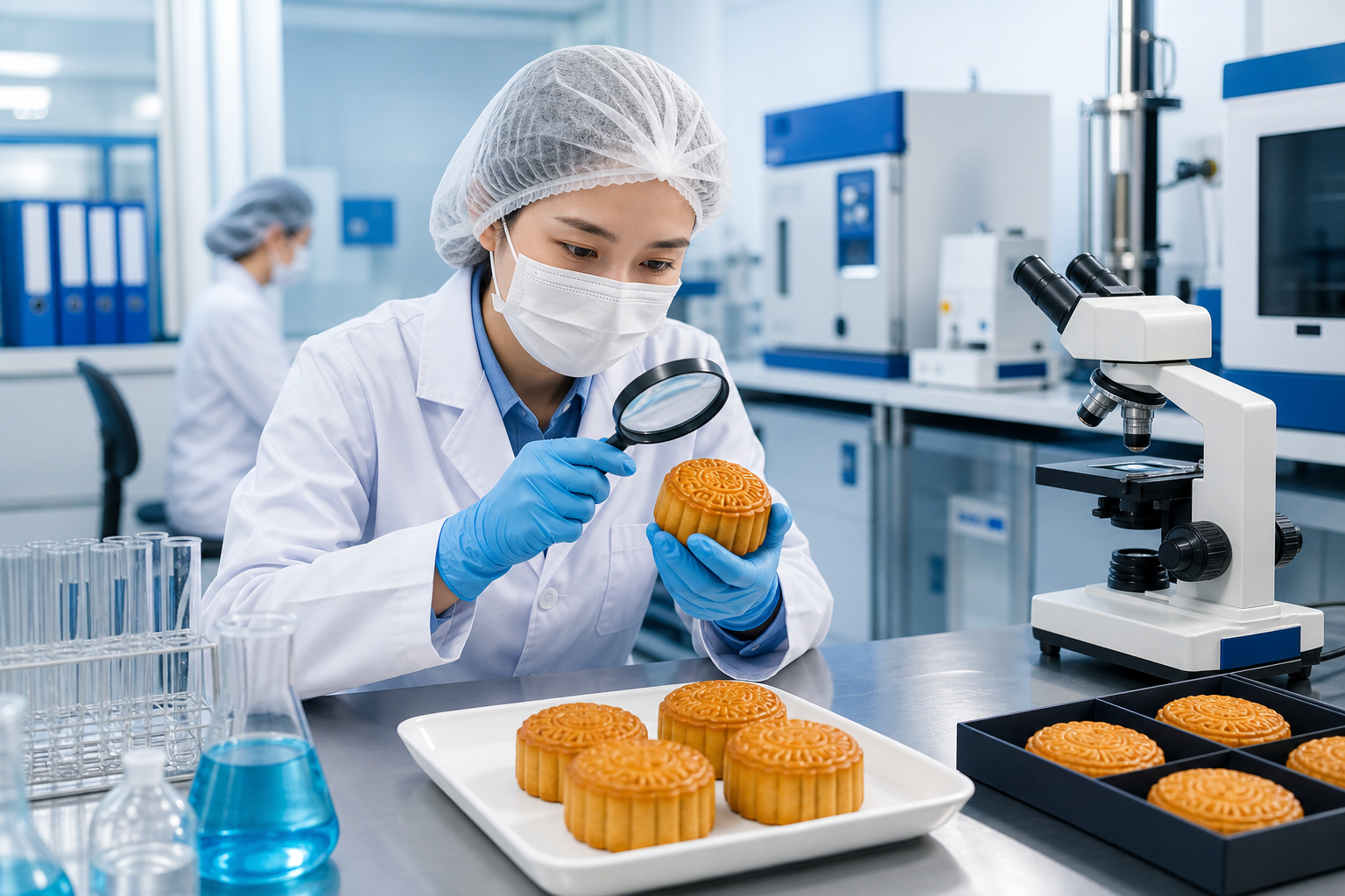Kiểm nghiệm bánh Trung Thu tại phòng lab TechLAB Global