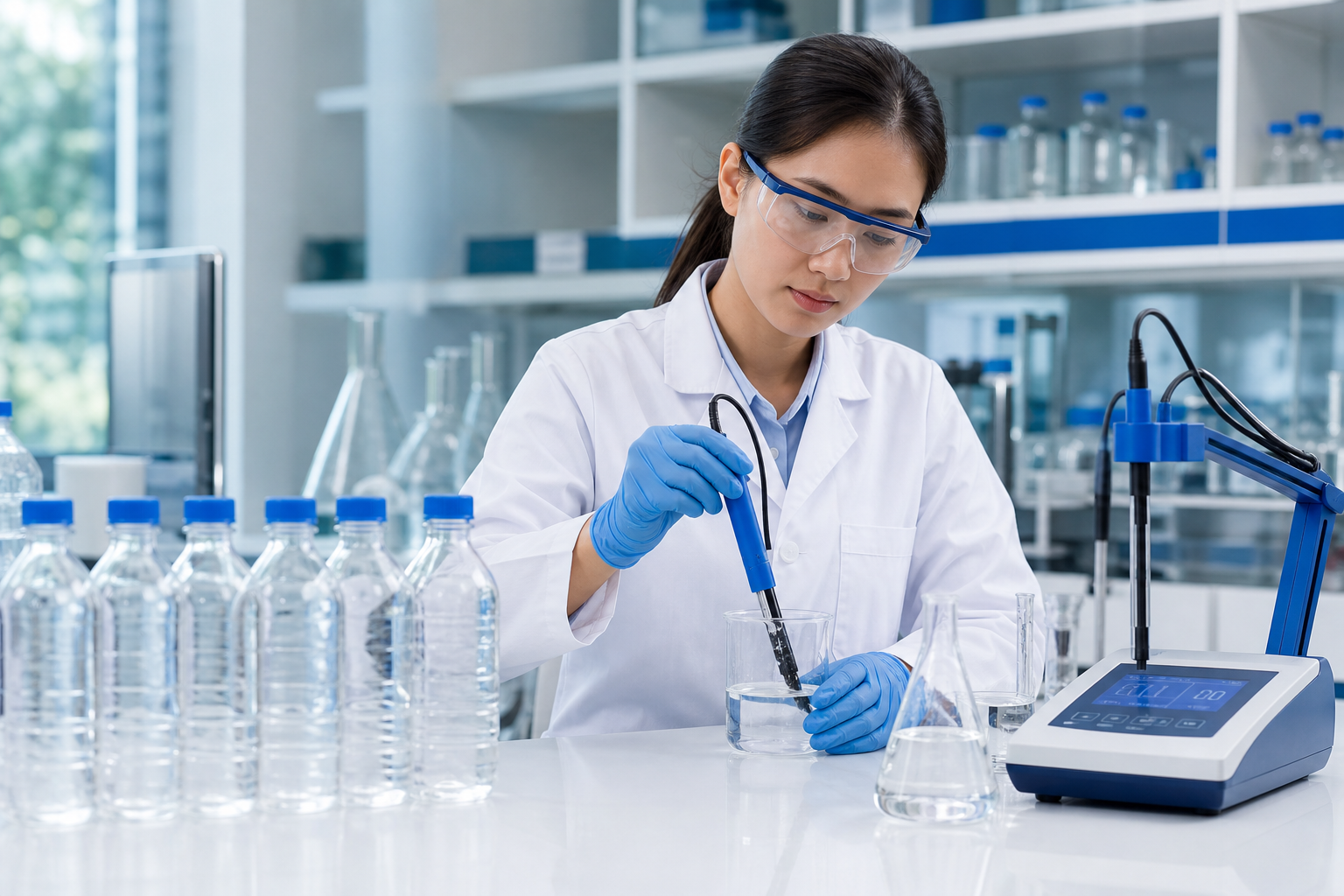 Kiểm nghiệm nước uống và nước thải tại phòng lab TechLAB Global